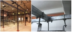 Frame of metal structures