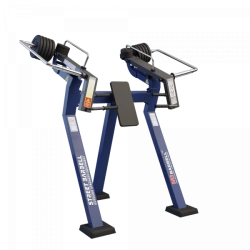 Bench press with convergence in standing position with variable load