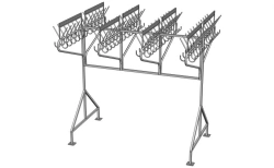 Wardrobe coat rack VG-3