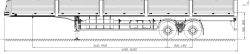 Semitrailer 98131D (loading space design - load-bearing frame, platform, sides)