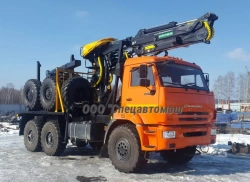Timber hauler truck with GM 6377V1-10 on chassis Kamaz 43118-A5, Kamaz 43118-50, Kamaz 43118-RR, Kamaz 43118-RS.