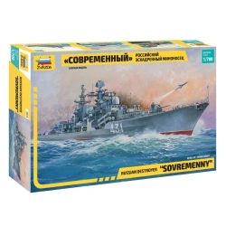Assembled model Russian squadron destroyer "Sovremenny"