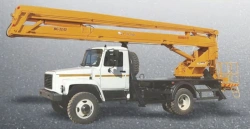 Aerial lift model VS-22.02 on chassis GAZ-33086