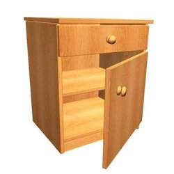 Bedside cabinet with door and drawer (model 5)