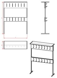 Wardrobe rack (series BH.1)