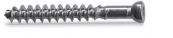 Spongy screws Ø 6,5 mm, length 45 to 150 mm, pitch 5 mm, thread length 32 mm, article number 412.0XX