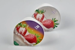 Polymer film lid for heat sealing of containers