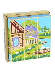 Cubes "Russian Village" (9 pieces) Item No. 1-44