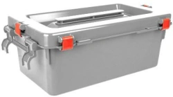 Container for collection, storage, preliminary disinfection and disinfection of consumables MK-04 according to TU 9398-001-44941