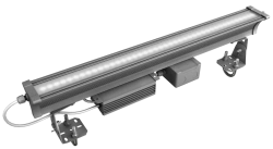 Eifel industrial LED luminaire LE-SPO-12-045-0411-65X 45VT 5000K 6000LM 700x78x153MM UHL4 grey 2.7KG IP65 0.95 >80