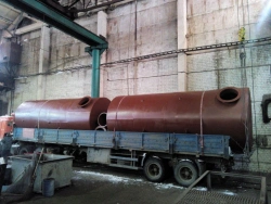 Horizontal steel underground tank RGSP-25