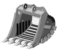 Heavy duty rock bucket RDX-51.17/U55