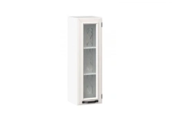 Marina LD.273660.000 Door facade 300 high glass Type 3 (Alabaster )