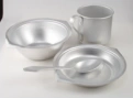 Small aluminium bowl 0,3L