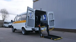 Bus with possibility of transporting a disabled person in a wheelchair IATS-1767M3 on the basis of Vehicle GAZelle BUSINESS, Mod