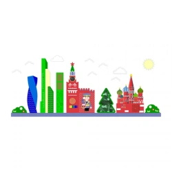 Decorative-developmental panel "Kremlin" PGS-00K