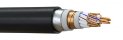 Control cable, not spreading combustion, cold-resistant, with aluminium shield, armoured KVEBbshvng(A)-HL