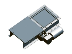 Electrically driven gate valves Z (grain flow control)