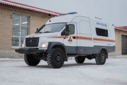 Operational vehicle of paramilitary mountain rescue units departments