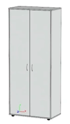 Closed wide cupboard