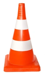 KS-2.5 Signalling cone 510 mm with 2 white matt stripes of 50 or 80 mm each