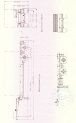Semi-trailer ChMZAP-99874, modifications: 998740, 998741, 998742, 998743 - as metal platform with container locks.
