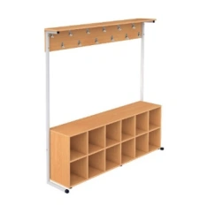 One-sided cloakroom rack Art: AtSG