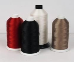 Sewing threads of complex polyester threads 80/3. Length of thread on one bobbin 8000 metres.