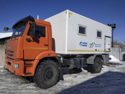 Laboratory truck (cargo-passenger) GPA model 574213 on KAMAZ-43502-D5 chassis
