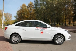 Car type LV00, mod. LVS00M, cat. M1 version "Medical Service", on the basis of LADA GF, mod. GFL210