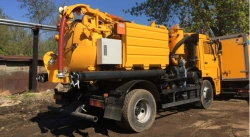 Special, sewer cleaning machine DKT-Start 130 (e5) on KAMAZ 43255-G5 chassis
