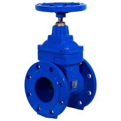 Flanged gate valve with rubberised wedge Ridval