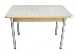 Wooden dining table for dining room and living room brand "Bashkir Furniture Factory".