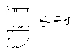 Monitor stand (series 208.082.PM)