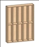 Hinged towel rack