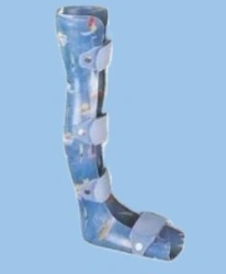 Combination full leg brace