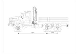 Flatbed truck with CMU (version with CMU: ANT 1.8-2, ANT 2.5-2, ANT 4.4-1, ANT 5-2, ANT 7.5-2, ANT 8.5-2, ANT 10LM, ANT 12-2,