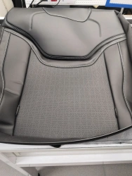 7002230XST33A8P Right rear seat backrest cover (black)