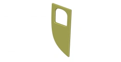 Tray outer trim
