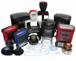 Stamps for dating, sealing or numbering and similar products
