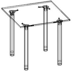 Kitchen table TV-KSK-3.1.01