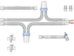 Respiratory devices for joint use with anaesthetic and resuscitation equipment, version: p