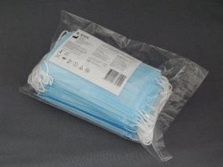 Disposable three-layer medical mask on elastic band