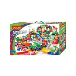 Bauer "Motorway" 323-piece children's educational construction toy in a box, article 251