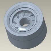 Top guide apparatus, S8000N, 1.00 inch shaft, NI-RST, V2 / DIFFUSER: TOP, S8000N, 1.00, NI-RST, V2 part number 100810705.