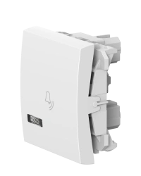 CADUCEUS ALING MODE Flush-mounted push-button switch with indication when switching off 10A, 250V~, 2M, white, art. 6600I