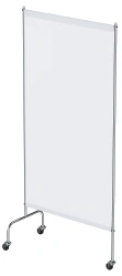 ?? - "???"(???-5302?) Medical screen of stainless steel, on wheels, one-sectional