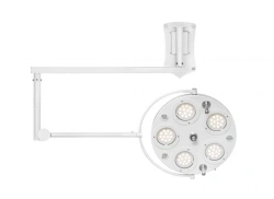 FotonFLY medical LED single dome surgical light with wall mount (wall mounted 5 module dome)