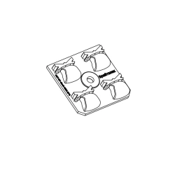 Lens for LED luminaires AMT-ST-40x40-3535-EPG