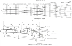 R65 type symmetrical arrow crossing type 1/6 on reinforced concrete bars of the project 2628.00.000-06